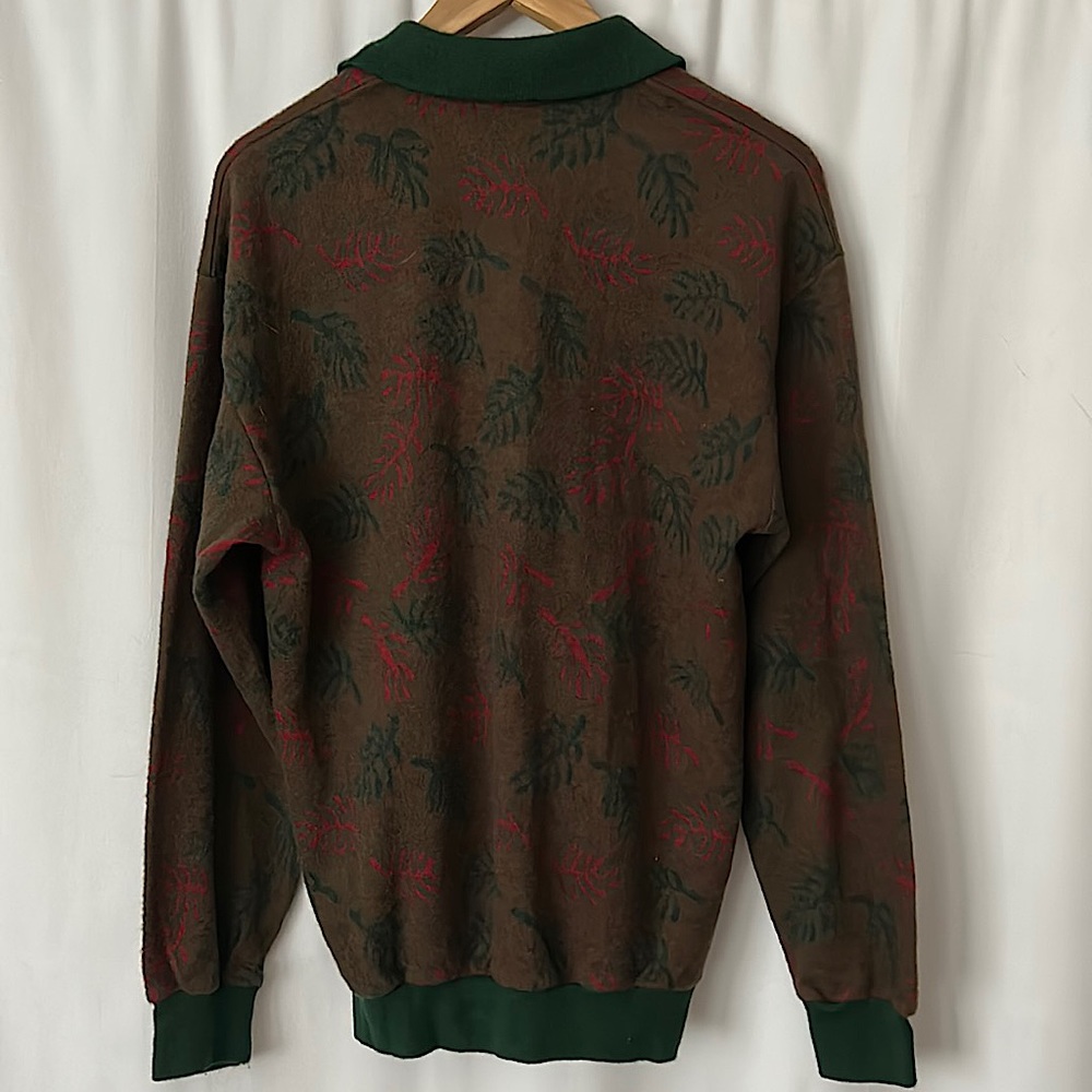 Valentino Jeans Men’s Brown Wool Long Sleeve Sweater Top **Size 50/US Sz L** - Picture 2 of 6